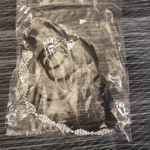 BLACK RHINESTONE HEADBEAD NEVER WORN